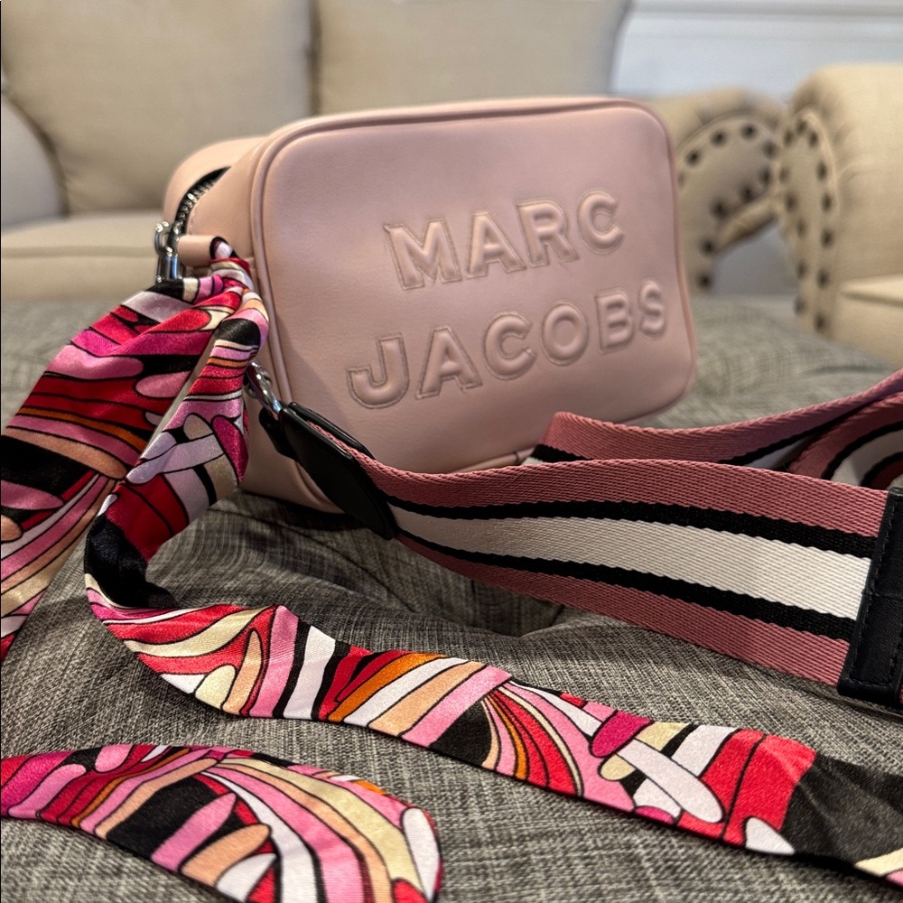 Marc Jacobs Bag Flash Pink Leather Camera Crossbody - Picture 3 of 17